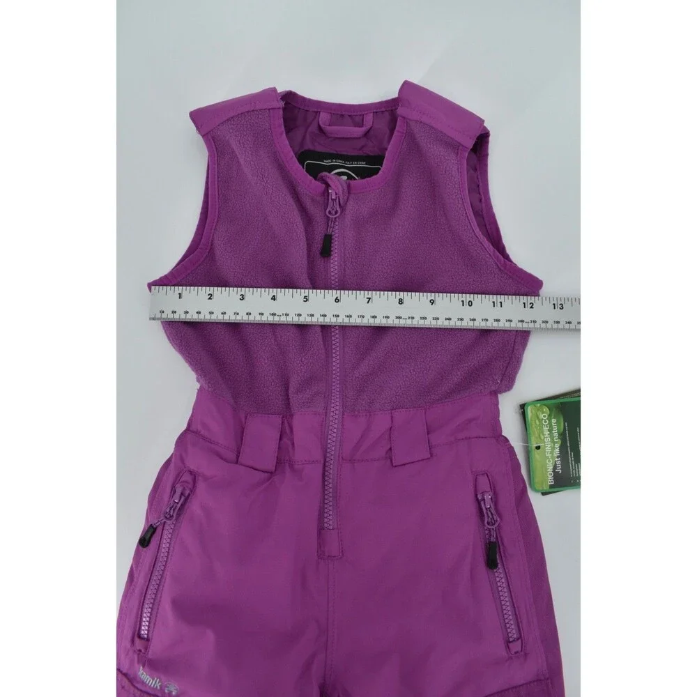 Kamik Size 3 Girls Aayla Jacket Storm Bibs Snowsuit NWT Orchid Mint